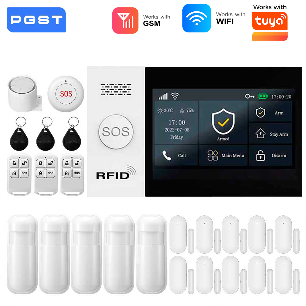 Smart Home Ecosystems - Inteligentny system alarmowy 2.4G WIFI GSM