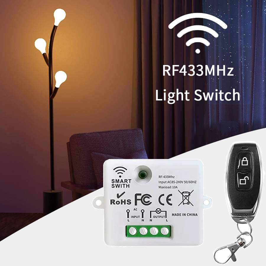Smart Home Project - Bezprzewodowy przełącznik zdalnego sterowania RF 433MHz