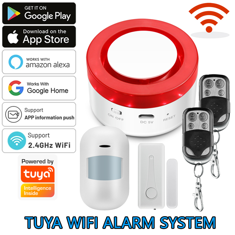 Smart Home Ecosystems - WiFi Tuya System alarmowy w domu