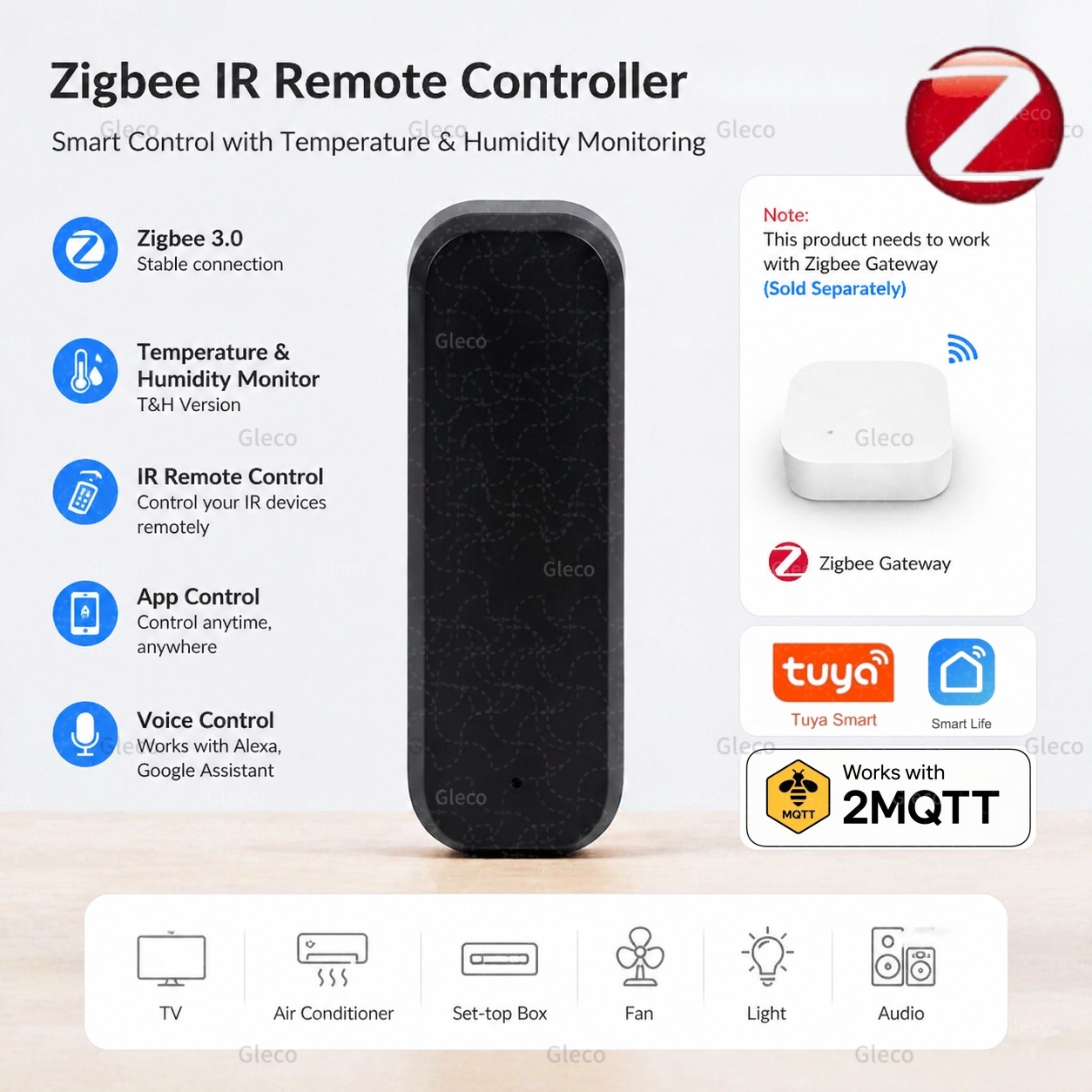 Smart Home Ir - Uniwersalny pilot inteligentny Zigbee Smart IR
