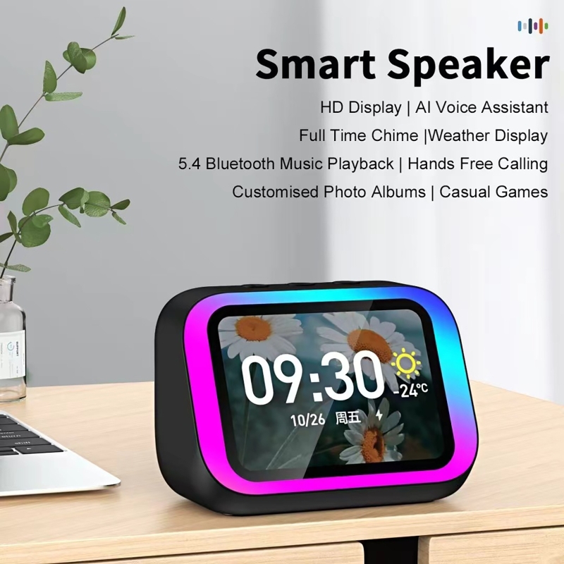 Smart Home Solution - Głośnik Bluetooth z asystentem głosowym AI,