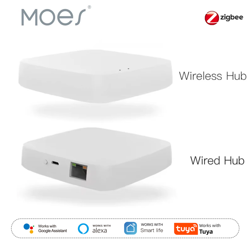 Smart Home Zentrale - Moes Tuya ZigBee 3.0 Inteligentny Hub