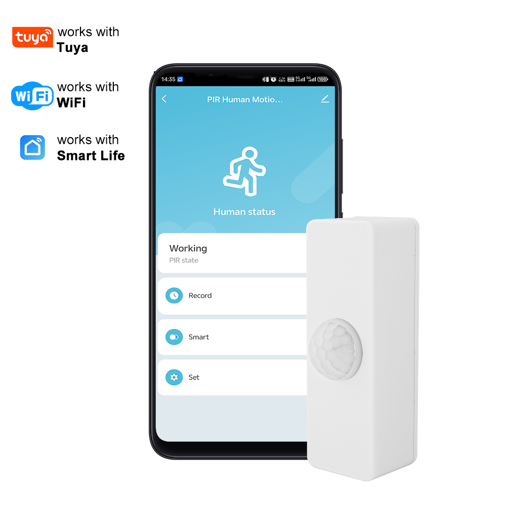 Smart Home Ir - Czujnik ruchu PIR Tuya Smart, inteligentny