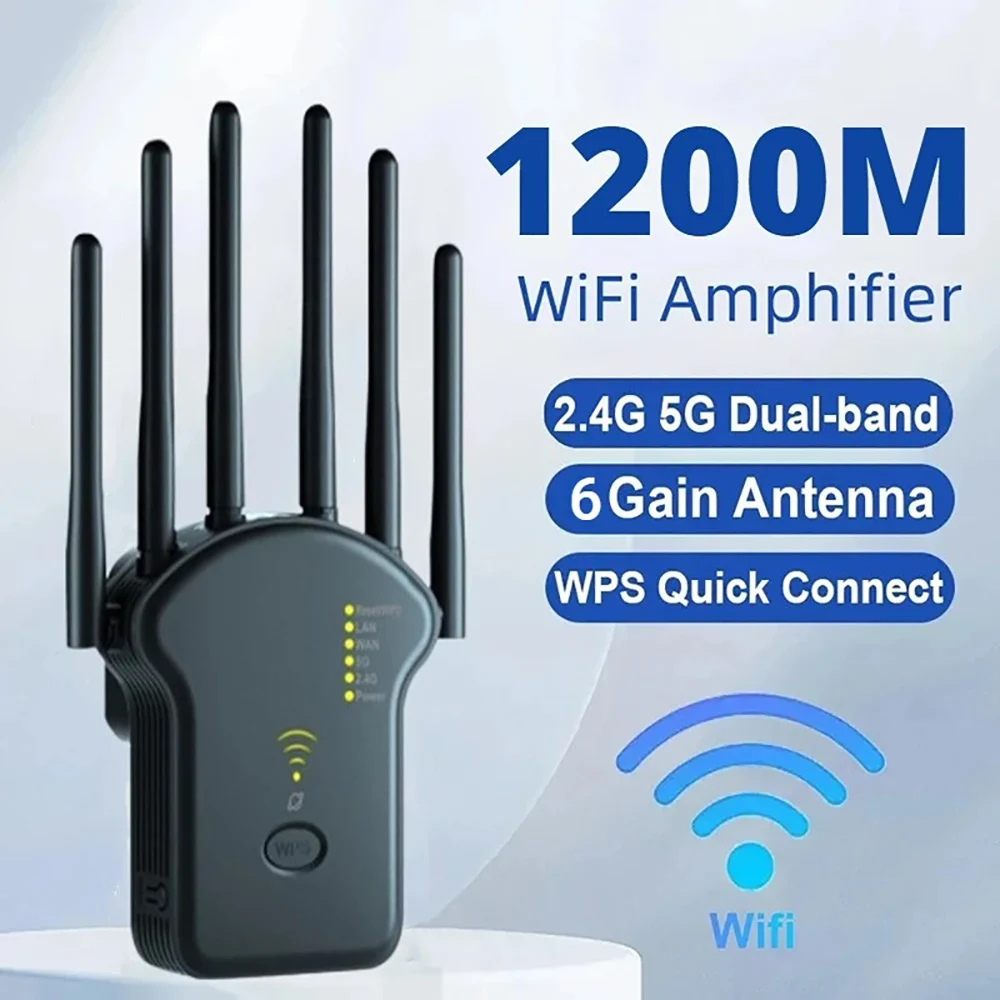 Smart Home Router - Repeater WiFi router bezprzewodowy 1200 mb/s