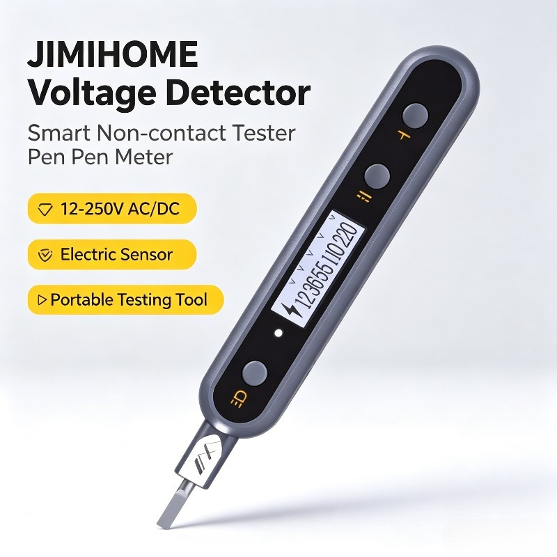 Smart Home Solution - JIMIHOME Wykrywacz Napięcia Inteligentny Bezdotykowy Tester