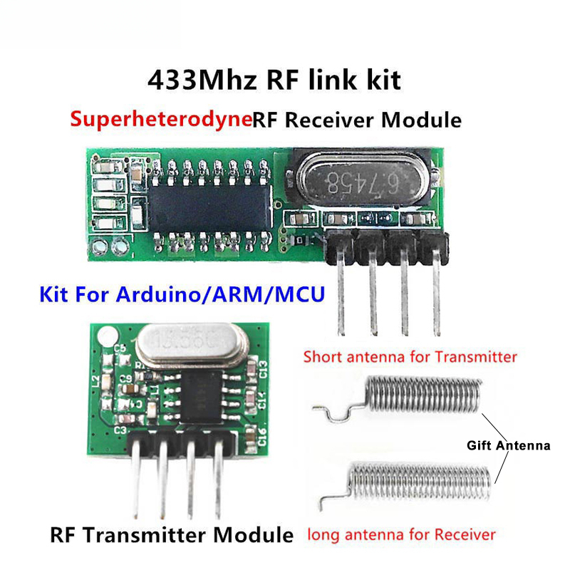Smart Home Kit For Arduino - Moduł Superheterodynowy Odbiornik i Nadajnik RF