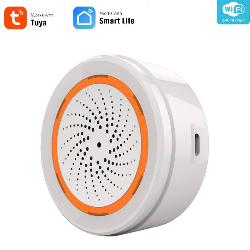 Smart Home Ecosystems - Inteligentny alarm syrenowy Tuya Zigbee z