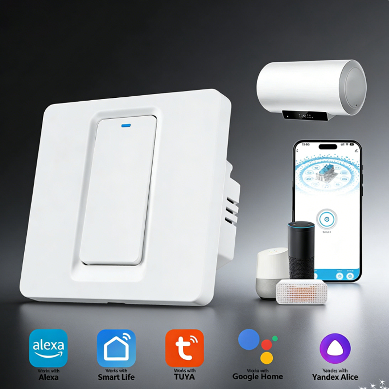 Smart Home Solution - Inteligentny przełącznik podgrzewacza wody/Wifi i Bluetooth,