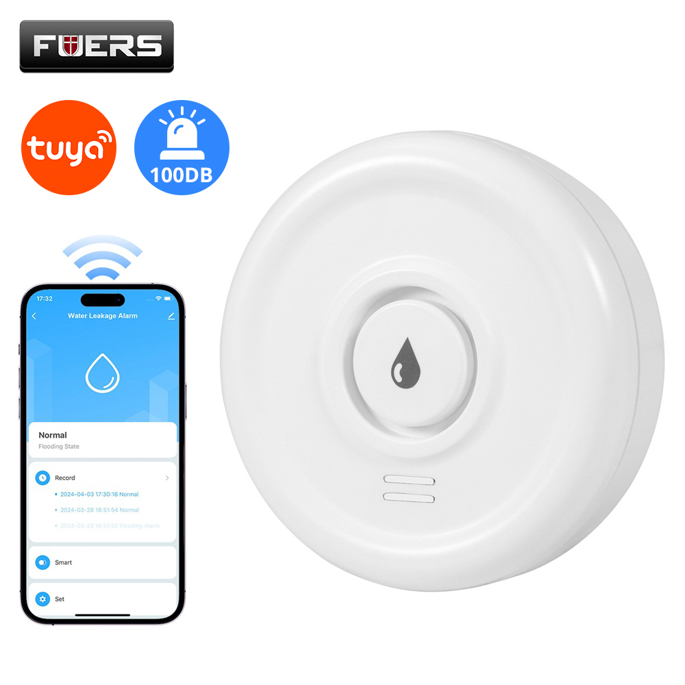 Smart Home Ecosystems - Fuers Detektor wycieku wody Inteligentny alarm