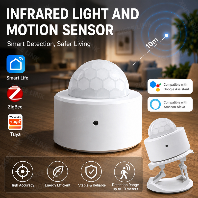 Smart Home Zentrale - Czujnik ruchu PIR ZigBee 3.0, bezprzewodowy