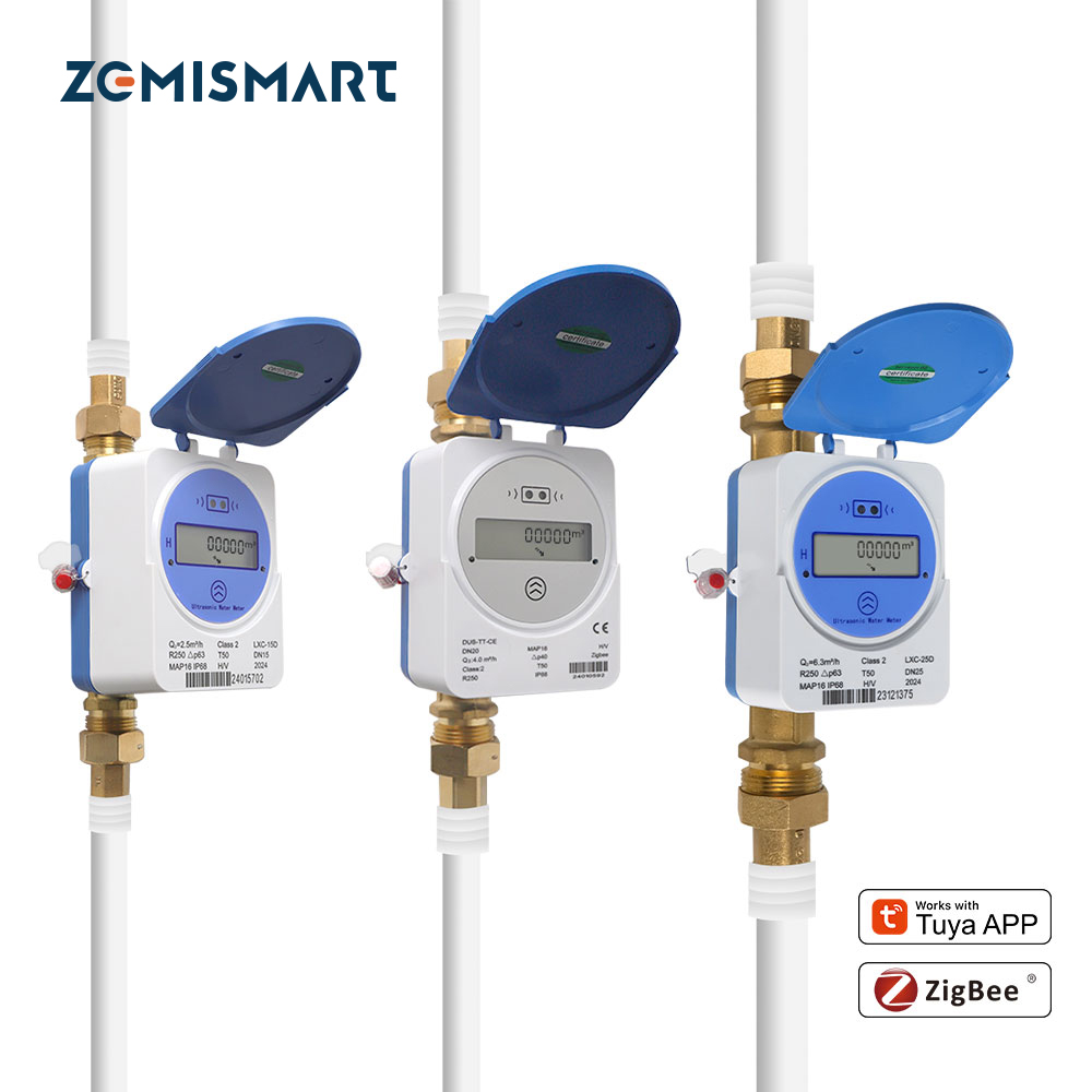 Smart Home Energy Monitor - Inteligentny ultradźwiękowy licznik wody Zemismart Zigbee