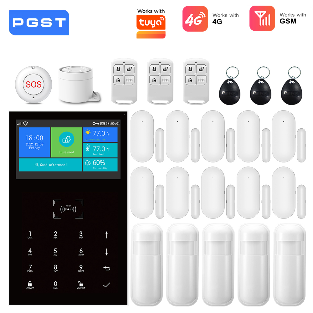 Smart Home Ecosystems - System alarmowy 4G GSM WiFi współpracujący