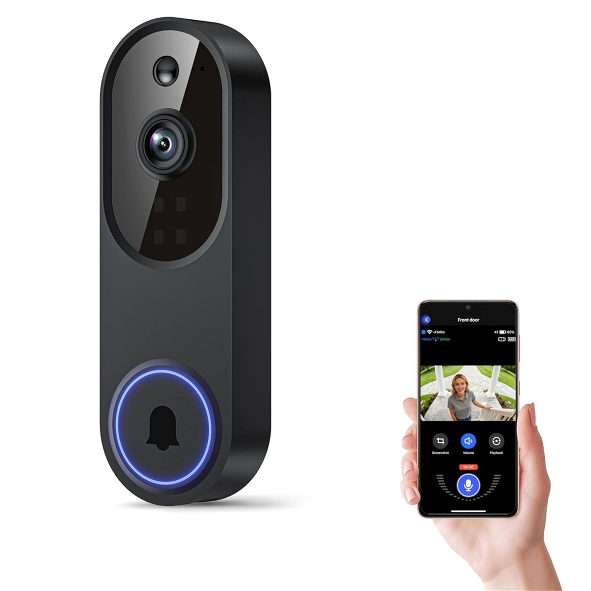 Bezprzewodowy wideodomofon Wi- – Video Doorbell recenzja i cena