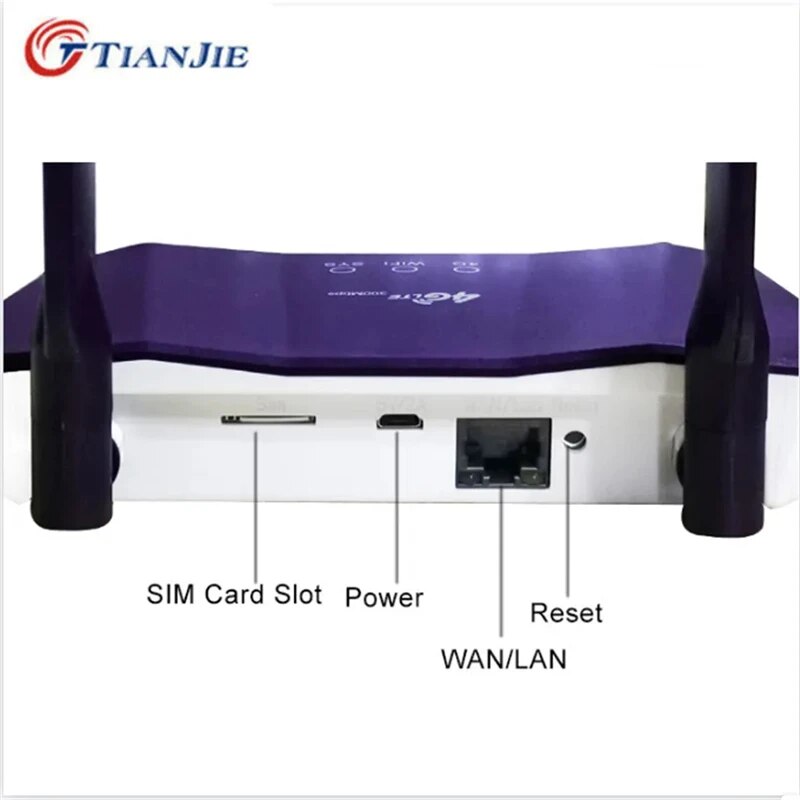 Router TIANJIE z kartą SIM 4G  – Smart Home Router recenzja i cena