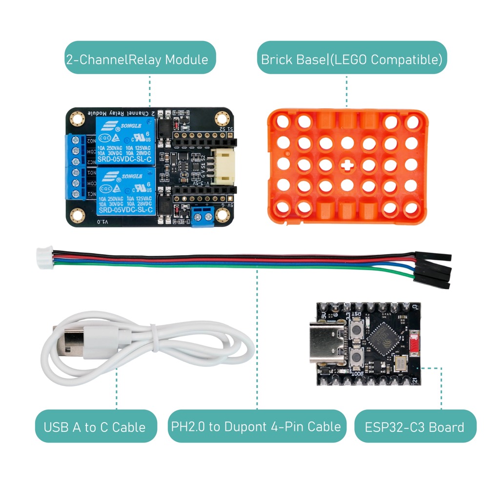 2-kanałowy moduł przekaźnika z – Smart Home Kit For Arduino recenzja i cena