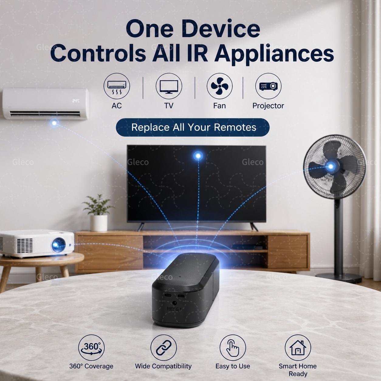 Uniwersalny pilot inteligentny – Smart Home Ir recenzja i cena