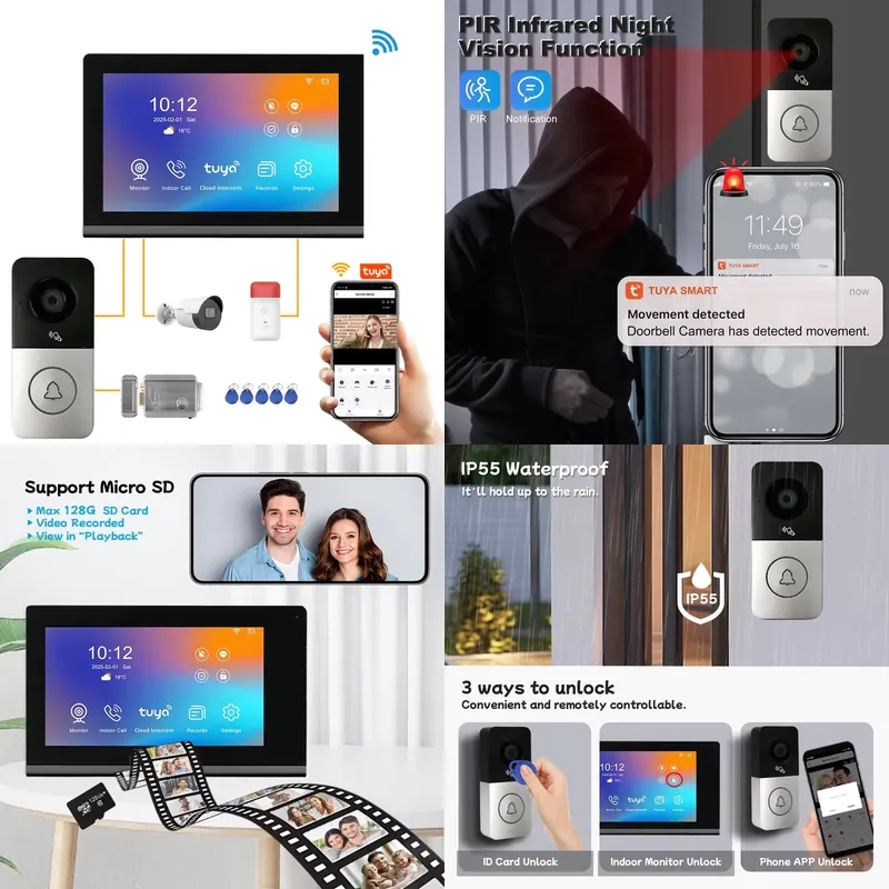 【CHIMU HOME】 Nowy wideodomofon – Video Doorbell recenzja i cena