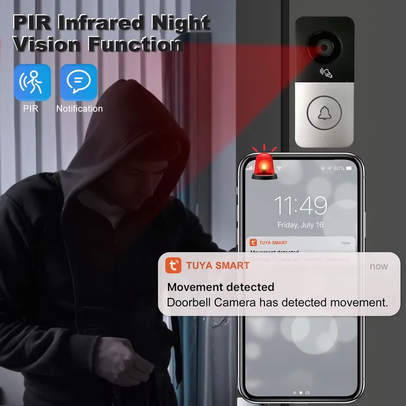 【CHIMU HOME】 Nowy wideodomofon – Video Doorbell recenzja i cena