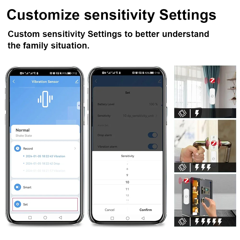 Inteligentny czujnik wibracji  – Smart Home Project recenzja i cena