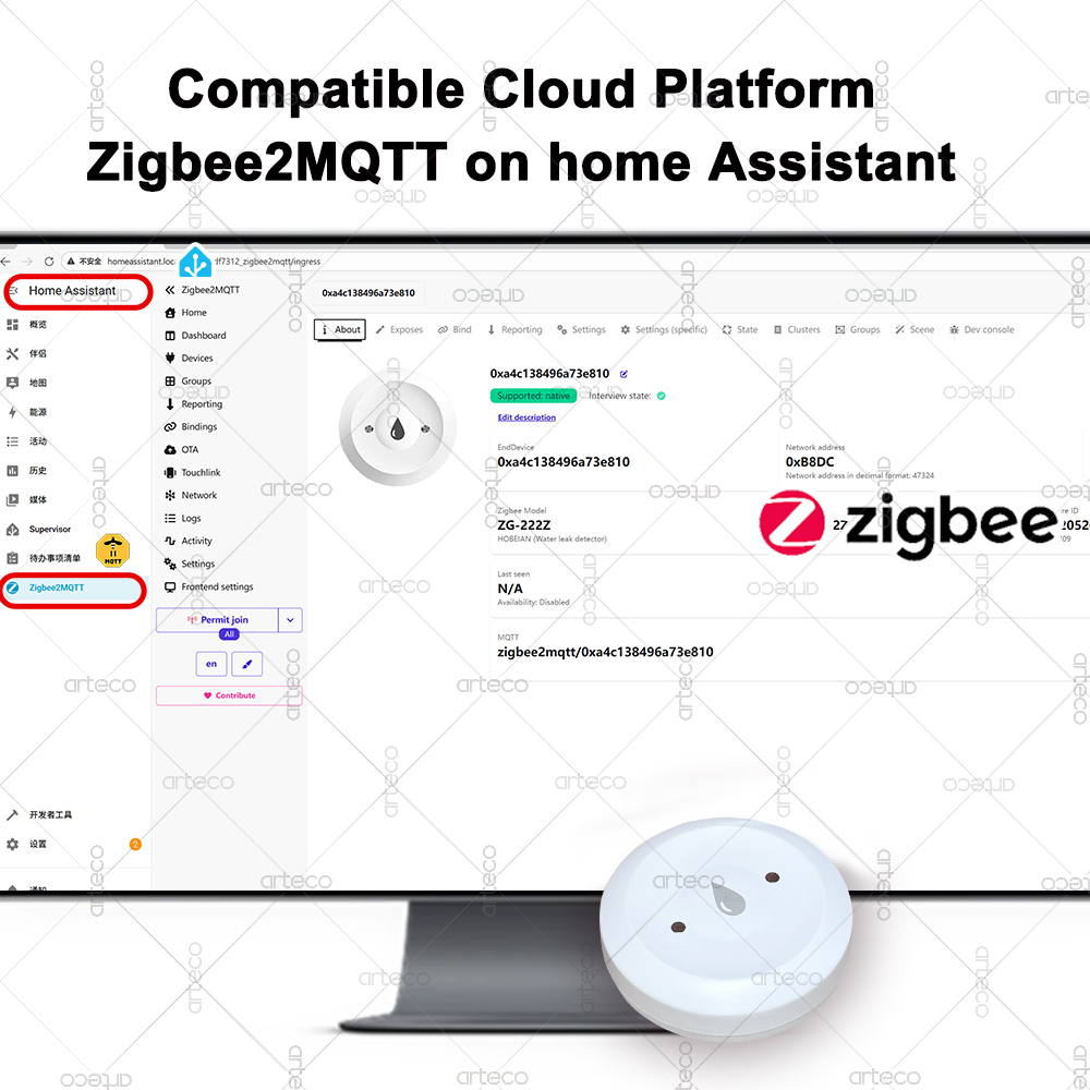 Czujnik zalania Tuya Smart Zig – Smart Home Zentrale recenzja i cena
