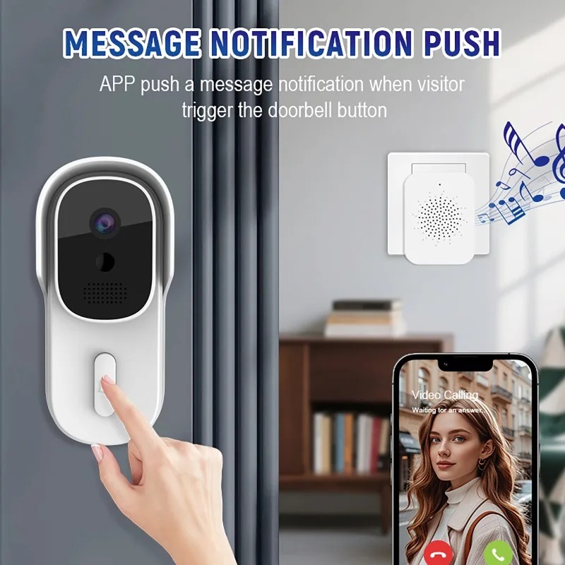 Szerokokątny wideodomofon WiFi – Video Doorbell recenzja i cena