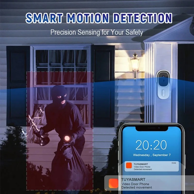 Inteligentny wideodomofon Tuya – Video Doorbell recenzja i cena