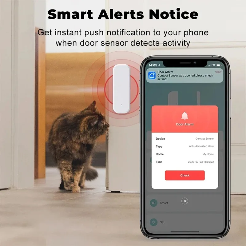 Czujnik otwarcia drzwi/okien T – Smart Home Ecosystems recenzja i cena