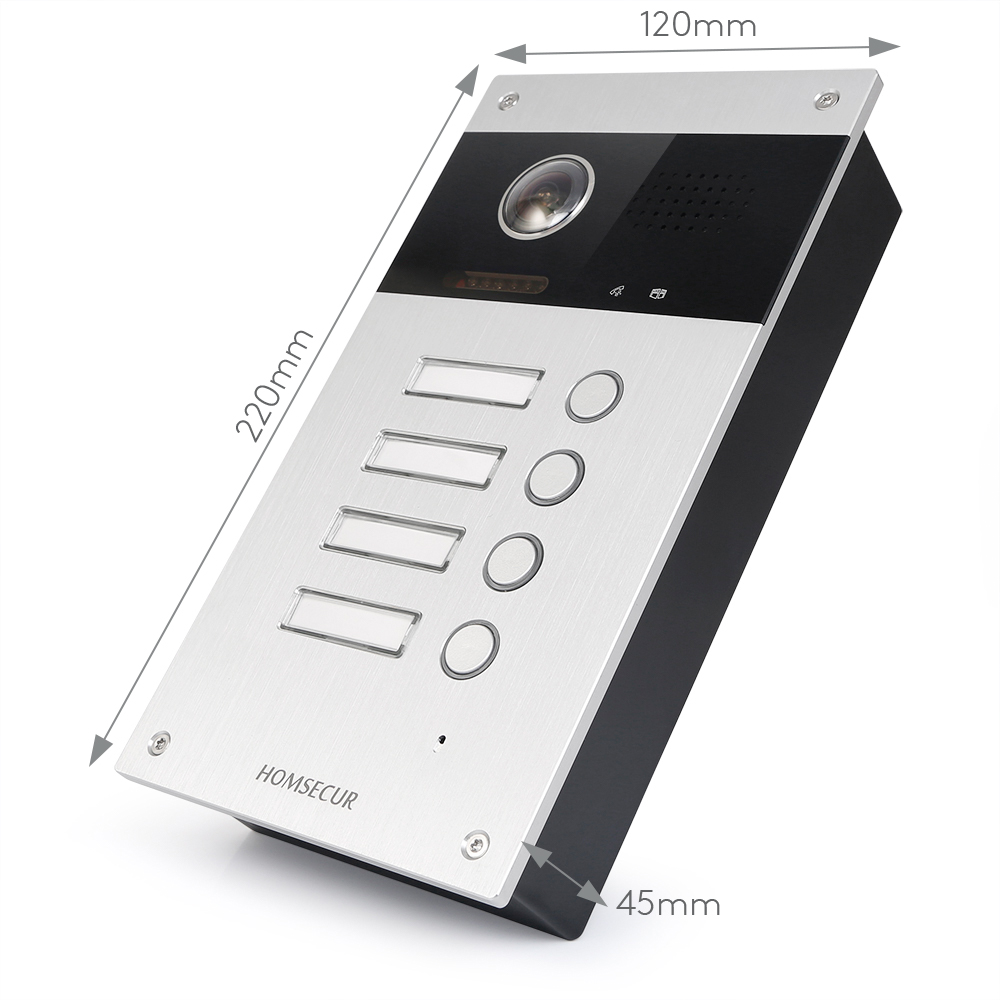 Kamera dzwonkowa HOMSECUR 2-pr – Video Doorbell recenzja i cena