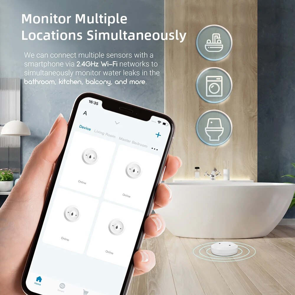 Czujnik wycieku wody Zigbee 3. – Smart Home Zentrale recenzja i cena