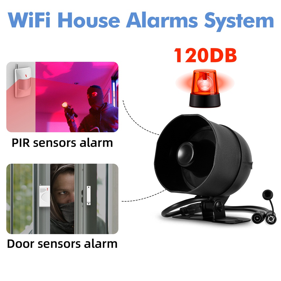 KERUI 120db syrena alarmowa Wi – Smart Home Ecosystems recenzja i cena