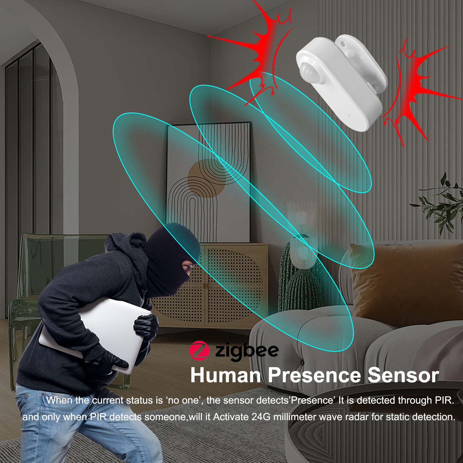 Czujnik obecności człowieka Tu – Smart Home Retrofit recenzja i cena