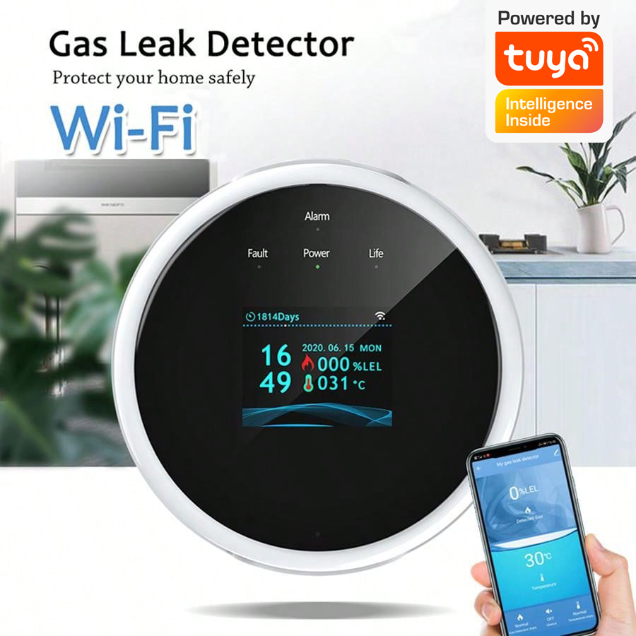 Czujnik gazu 2.4G WiFi, detekt – Smart Home Ecosystems recenzja i cena
