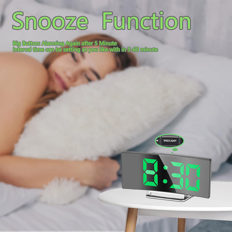Cyfrowy budzik LED z zakrzywio – Smart Home Retrofit recenzja i cena