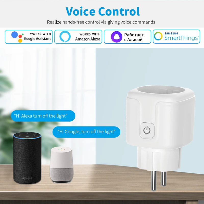 Tuya Smart Socket EU 16A AC100 – Smart Home Energy Monitor recenzja i cena